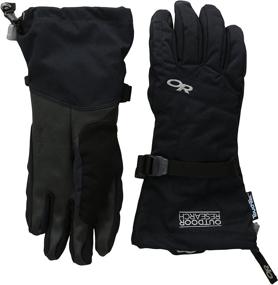 img 1 attached to 🧤 Charcoal Outdoor Research Ambit Gloves: Premium Outdoor Gear for Superior Performance