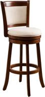 christopher knight home 296632 mallik fabric swivel armless barstool, beige: elegant and versatile seating solution for your bar area logo