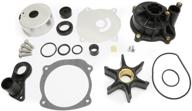 🔧 complete water pump repair kit with housing for johnson evinrude v4-v8 85-300hp outboard motor - replacement parts by full power plus (5001594) logo