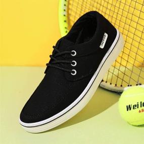 img 1 attached to Canvas Fashion Sneakers Breathable Classic Men's Shoes for Fashion Sneakers