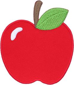 img 3 attached to PatchMommy Iron Patch Apple Appliques