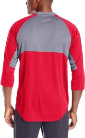 img 1 attached to Adidas Fielders Choice Sleeve Henley Men's Clothing in Shirts