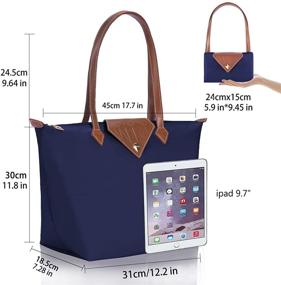 img 3 attached to BOJLY Stylish Waterproof Shoulder Shopping Women's Handbags & Wallets