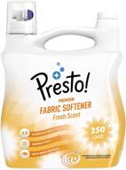 💐 long-lasting amazon brand: presto! concentrated fabric softener, 250 loads, 100 fl oz - enjoy a fresh scent logo