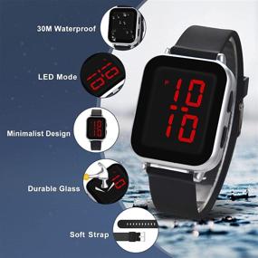 img 1 attached to WUTAN Watches Digital Sports Waterproof
