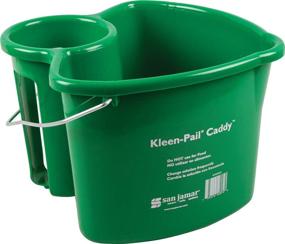 img 3 attached to 🧼 Carlisle KP550GN Kleen-Pail Green Commercial Cleaning Caddy - Ideal for Foodservice Products