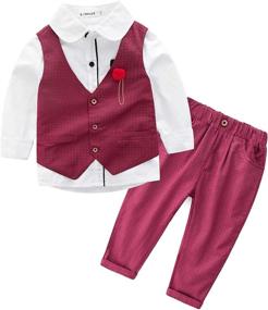 img 4 attached to 🌺 Stylish Floral Sleeve Shirts for Boys - Trendy and Sophisticated Clothing Elegant Collection
