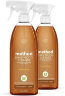🌳 method daily wood cleaner, almond scent, 28 fl oz, 2-pack, varying packaging options logo