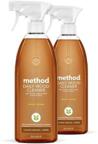 img 4 attached to 🌳 Method Daily Wood Cleaner, Almond Scent, 28 fl oz, 2-Pack, Varying Packaging Options