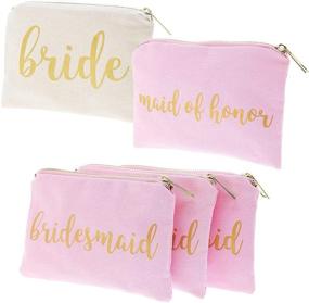 img 4 attached to 💄 Bridal Shower Makeup Bag: Bachelorette Travel Essentials