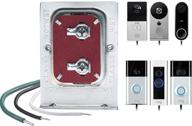 🔌 16v, 30va doorbell transformer compatible with ring pro & nest hello logo