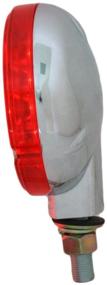 img 2 attached to GG Grand General 78353 Pearl Sealed Pedestal Light with Red Lens - 4-Inch Single-Faced Design and 24 LED Bulbs