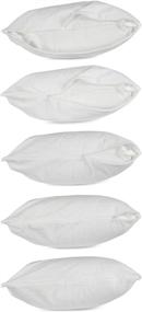 img 1 attached to 🛌 Waterproof Zippered Body Pillow Protectors - American Pillowcase Encasements, Set of 1 Pk