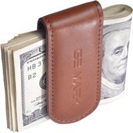 💰 magnetic leather money clip for banknotes logo