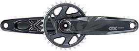 img 1 attached to 🚴 High-performance SRAM GX Eagle Dub Crankset - Boost Lunar Grey, 165mm/32t for Superior Cycling Experience