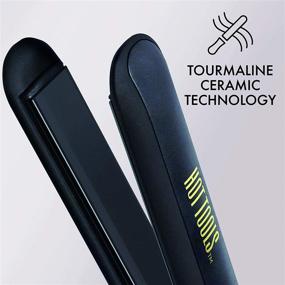 img 3 attached to 💁 Sleek Results 1 Inch Flat Iron: Hot Tools Pro Signature Ceramic + Tourmaline Plates