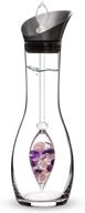 💎 vitajuwel era wellness crystal water decanter with amethyst, rose quartz, and clear quartz for enhanced health and well-being logo