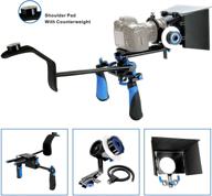 🎥 enhance your filmmaking with the morros dslr rig movie kit: shoulder mount rig, follow focus, and matte box for dslr cameras and video camcorders logo