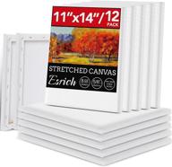 set of 12 painting canvases with 🎨 11x14 dimensions - ideal for oil & acrylic paintings logo