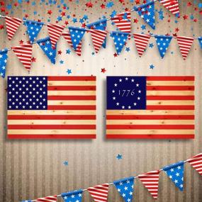 img 3 attached to American Flag Star Stencil Templates Scrapbooking & Stamping