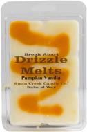 🕯️ soy drizzle melt - pumpkin vanilla by swan creek candle in 4.75 oz. logo