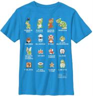 🎮 nintendo boys' pixel 9 graphic cast t-shirt for better seo logo