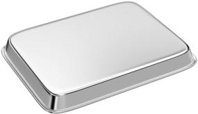 img 1 attached to Toaster Baking Stainless Rectangle Anti Rust