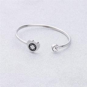 img 2 attached to 🍀 AKTAP Alcoholics Anonymous NA Cuff Bracelet: Empowering Sobriety with Meaningful NA Jewelry and Gifts