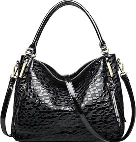 img 4 attached to 👜 Cowhide Handbags: Stylish Designer Shoulder Bags, Top Handles, Wallets, & Satchels for Women