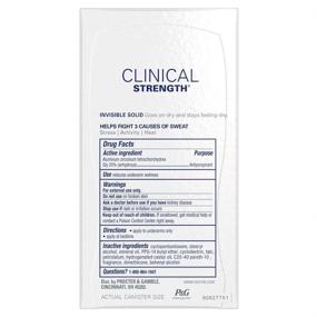 img 3 attached to 🌸 Completely Clean Secret Clinical Strength Antiperspirant and Deodorant for Women - Invisible Solid, 1.6 oz (Packaging May Vary)