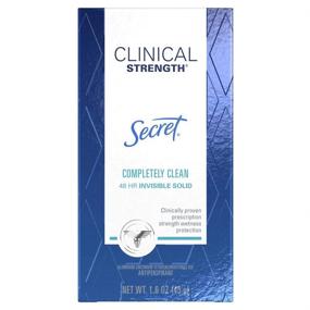 img 4 attached to 🌸 Completely Clean Secret Clinical Strength Antiperspirant and Deodorant for Women - Invisible Solid, 1.6 oz (Packaging May Vary)