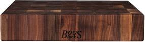 img 3 attached to 🪓 John Boos Block WAL-CCB151503 Classic Reversible Walnut Wood End Grain Chopping Block - Premium Quality, 15x15x3 Inches