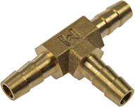 dorman help! 55106: high-quality 3-way tee brass fuel hose fitting for efficient performance logo