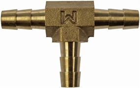 img 1 attached to Dorman HELP! 55106: High-Quality 3-Way Tee Brass Fuel Hose Fitting for Efficient Performance