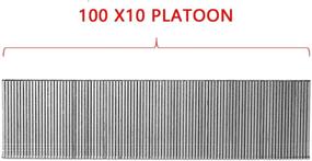 img 1 attached to BHTOP Guage Galvanized Nails 1000 Pack