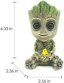img 2 attached to Enhance Your Fish Tank with AnxunJim Aquarium Groot Air Bubbler Décor Set