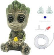 enhance your fish tank with anxunjim aquarium groot air bubbler dΓ©cor set logo