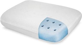 img 1 attached to 🛏️ SensorPEDIC Classic Comfort Bed Ventilated iCOOL Technology Standard Memory Foam Pillow, Pack of 1, White – Enhanced SEO