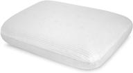 🛏️ sensorpedic classic comfort bed ventilated icool technology standard memory foam pillow, pack of 1, white – enhanced seo logo