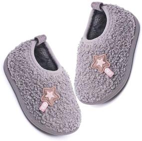 img 2 attached to ❄️ Lightweight Boys' Winter Toddler Slippers with Anti-Slip Feature