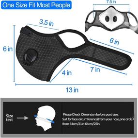 img 1 attached to 🏋️ Breathable Face Mask with Valves for Workout, Gym Training, and Exercise - UTOTEBAG Ventilated Sports Elevation Mask for Men and Women, Black