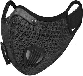 img 4 attached to 🏋️ Breathable Face Mask with Valves for Workout, Gym Training, and Exercise - UTOTEBAG Ventilated Sports Elevation Mask for Men and Women, Black