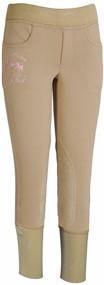 img 3 attached to 🐴 Warm and Stylish: Equine Couture Children's Riding Club Pull-On Winter Breeches