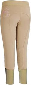 img 2 attached to 🐴 Warm and Stylish: Equine Couture Children's Riding Club Pull-On Winter Breeches