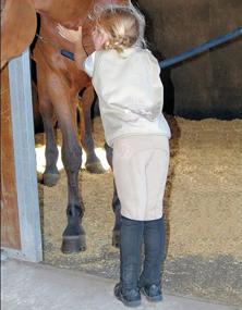 img 1 attached to 🐴 Warm and Stylish: Equine Couture Children's Riding Club Pull-On Winter Breeches