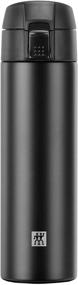 img 4 attached to 🚀 ZWILLING Thermo Travel Bottle: Sleek 15.2 oz Matte Black Design for On-the-Go Hydration