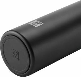 img 1 attached to 🚀 ZWILLING Thermo Travel Bottle: Sleek 15.2 oz Matte Black Design for On-the-Go Hydration