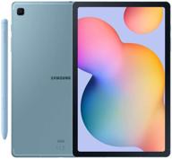 📱 samsung galaxy tab s6 lite c s pen (64 гб, wifi + сотовая связь) планшет и телефон 4g lte - разблокированный gsm sm-p615, международная модель (ангорское синее) логотип