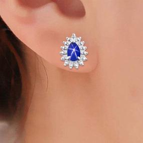 img 2 attached to Elegant Beautiful Sapphire Diamond Matching