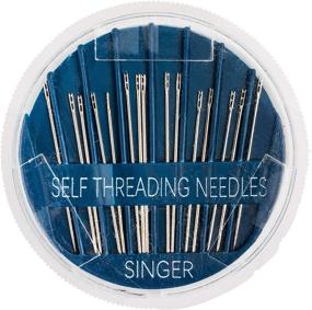 img 4 attached to 🧵 SINGER 00290 Self-Threading Hand Sewing Needles, Assorted Pack of 15